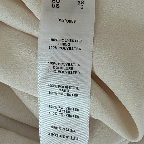 ASOS Cream Ruffle Maxi Dress - Picture 5 of 5